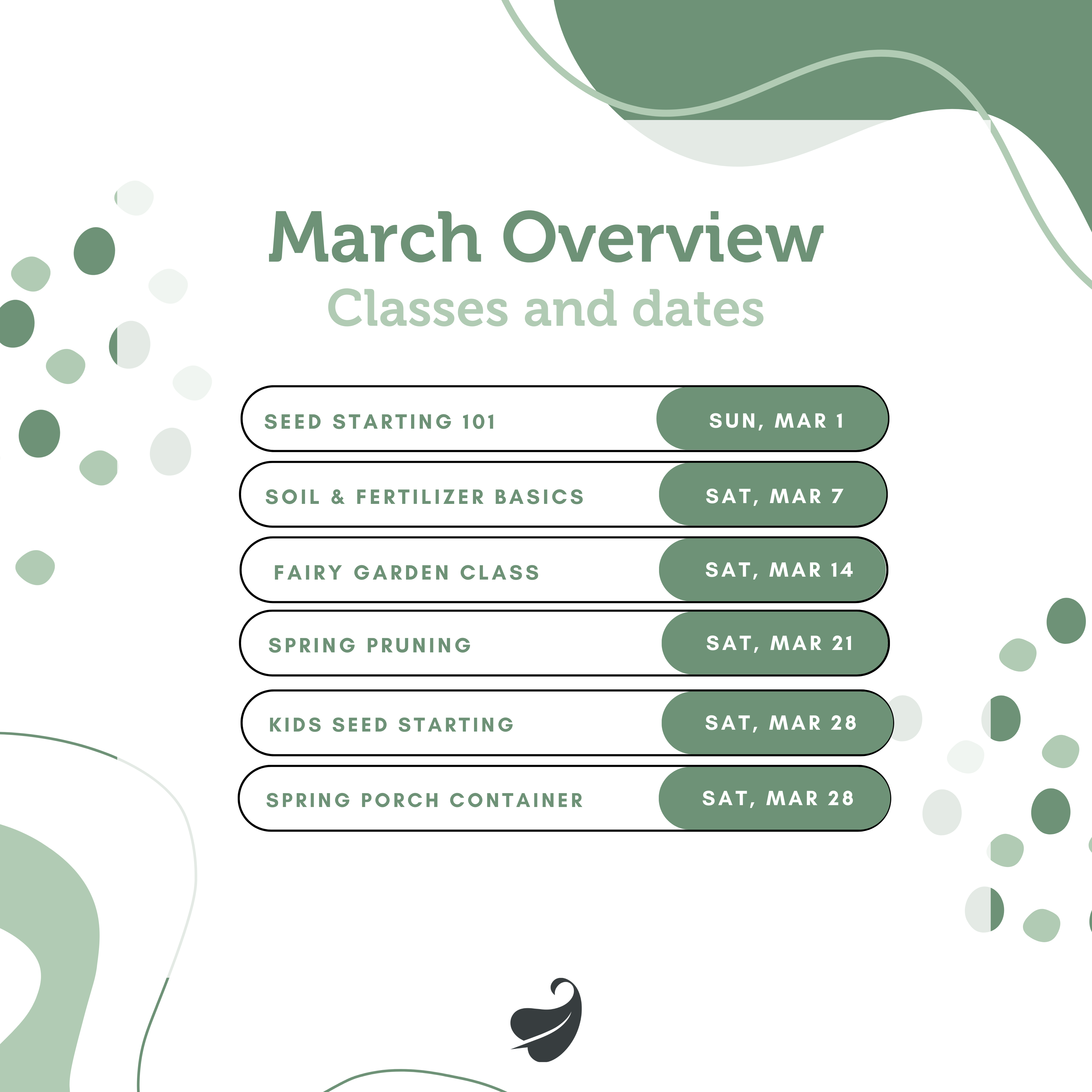March Classes