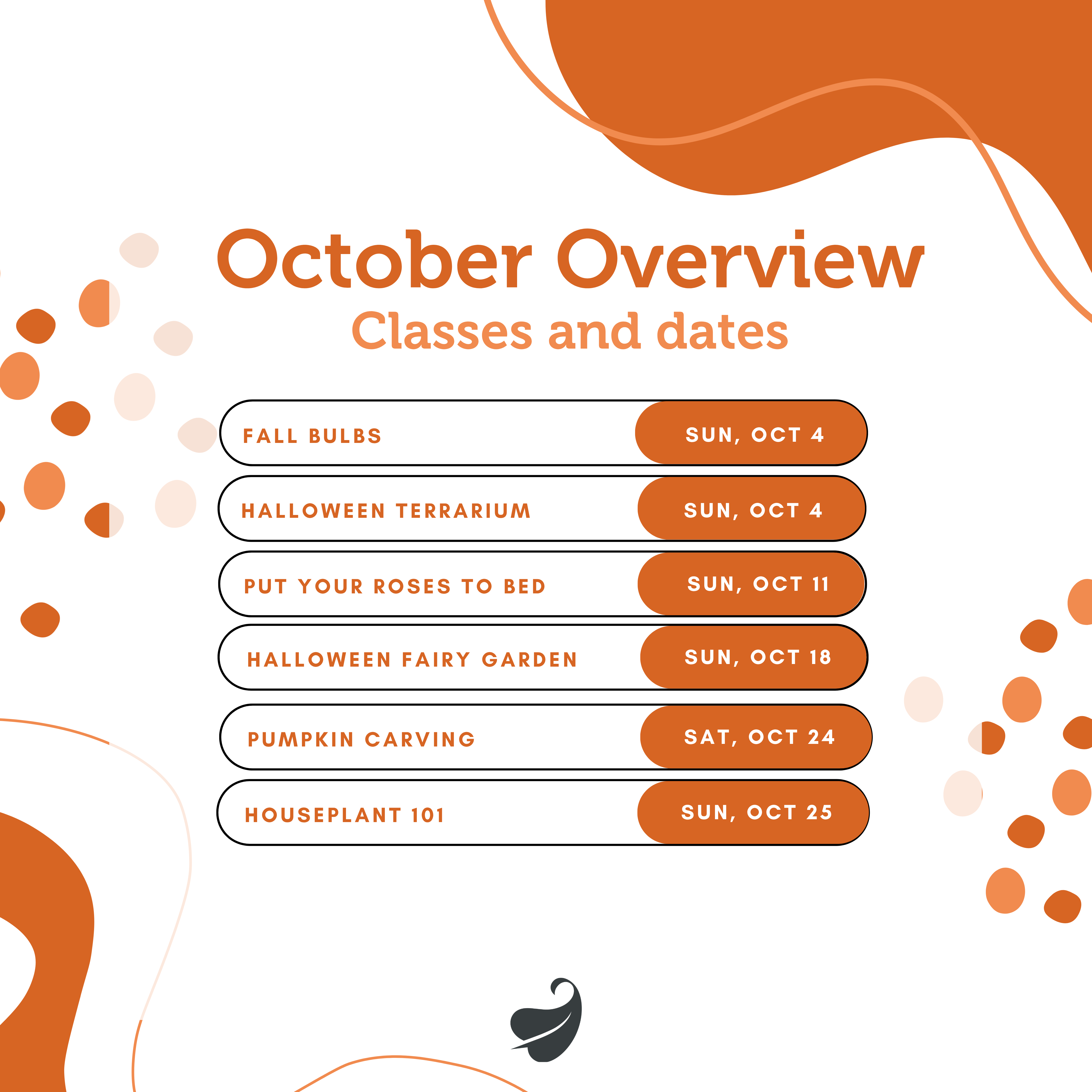 October Classes